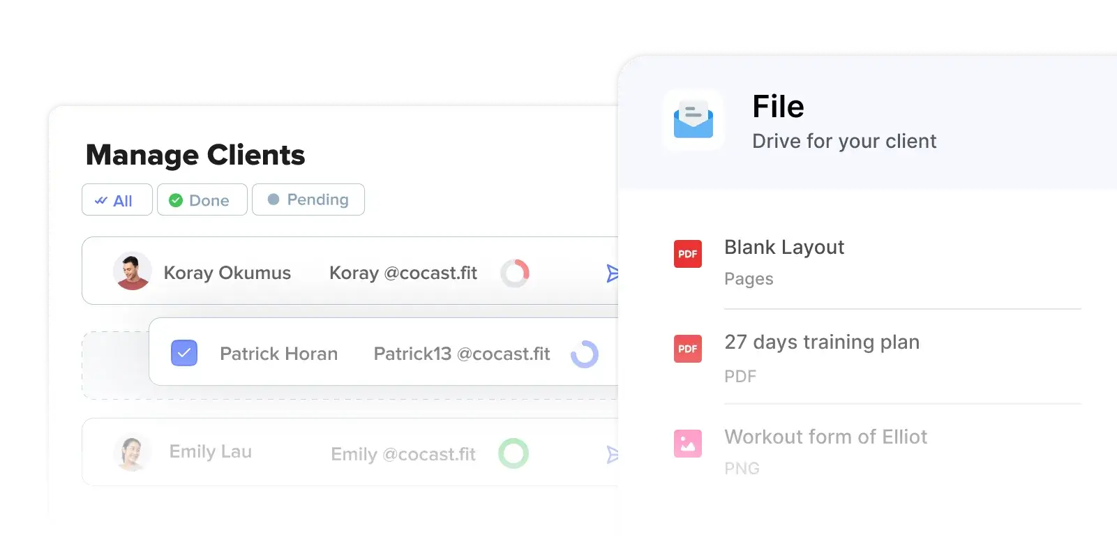 Client management